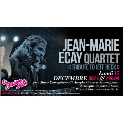 Jean-Marie ECAY Quartet «Tribute To Jeff Beck » - Photo : DR