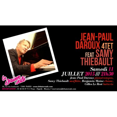 J.P. DAROUX Quartet feat S. THIEBAULT - Photo : DR