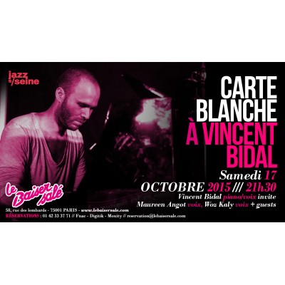 Carte Blanche à Vincent BIDAL - Jazz sur Seine 2015 - Photo : DR