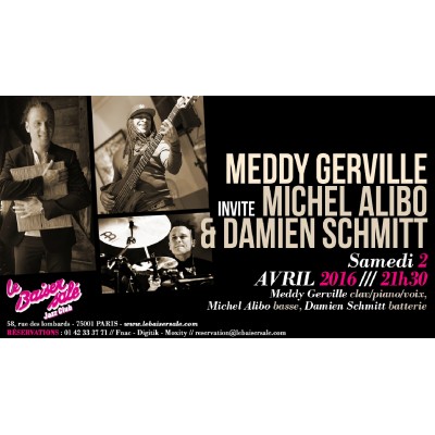 Festival "Les Voix au Pluriel" #7             MEDDY GERVILLE invite: 
Michel ALIBO & Damien SCHMITT - Photo : DR