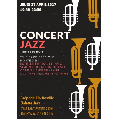 The Jazz Session : Concert & Jam - Paris 4e