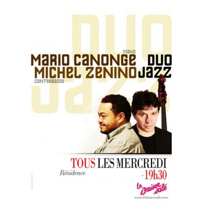 MARIO CANONGE & MICHEL ZENINO : Duo jazz