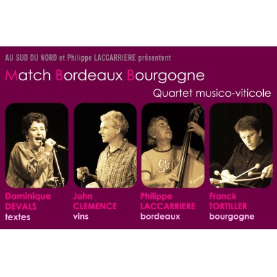 Franck TORTILLER & Philippe LACCARRIÈRE "Match Musical Bordeaux/ Bourgogne" - Boigneville (91)
