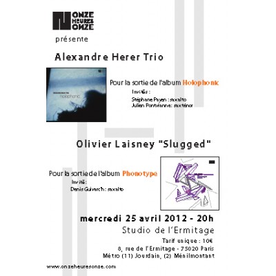 Alexandre HERER Trio + SLUGGED