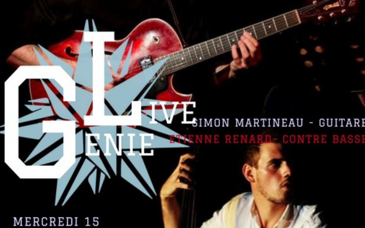 Duo Simon Martineau and Etienne Renard - guitare / double bass