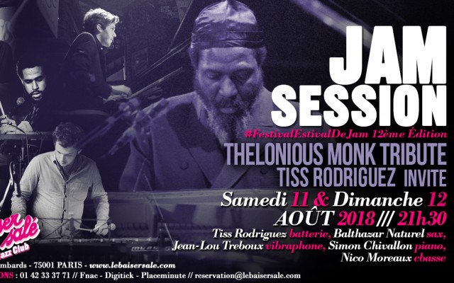 Thelonious Monk Tribute par Tiss Rodriguez - #FestivalEstivalDeJam – 12ème Edition