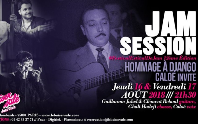 jam session Hommage à Django Par Caloé - #FestivalEstivalDeJam – 12ème Edition