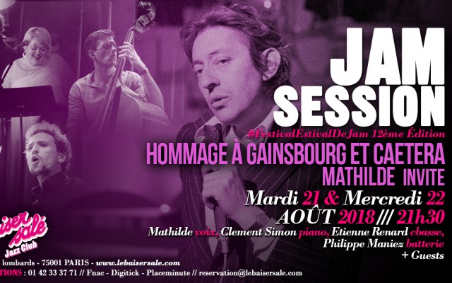 Tribute to GAINSBOURG etc par Mathilde - #FestivalEstivalDeJam – 12ème Edition