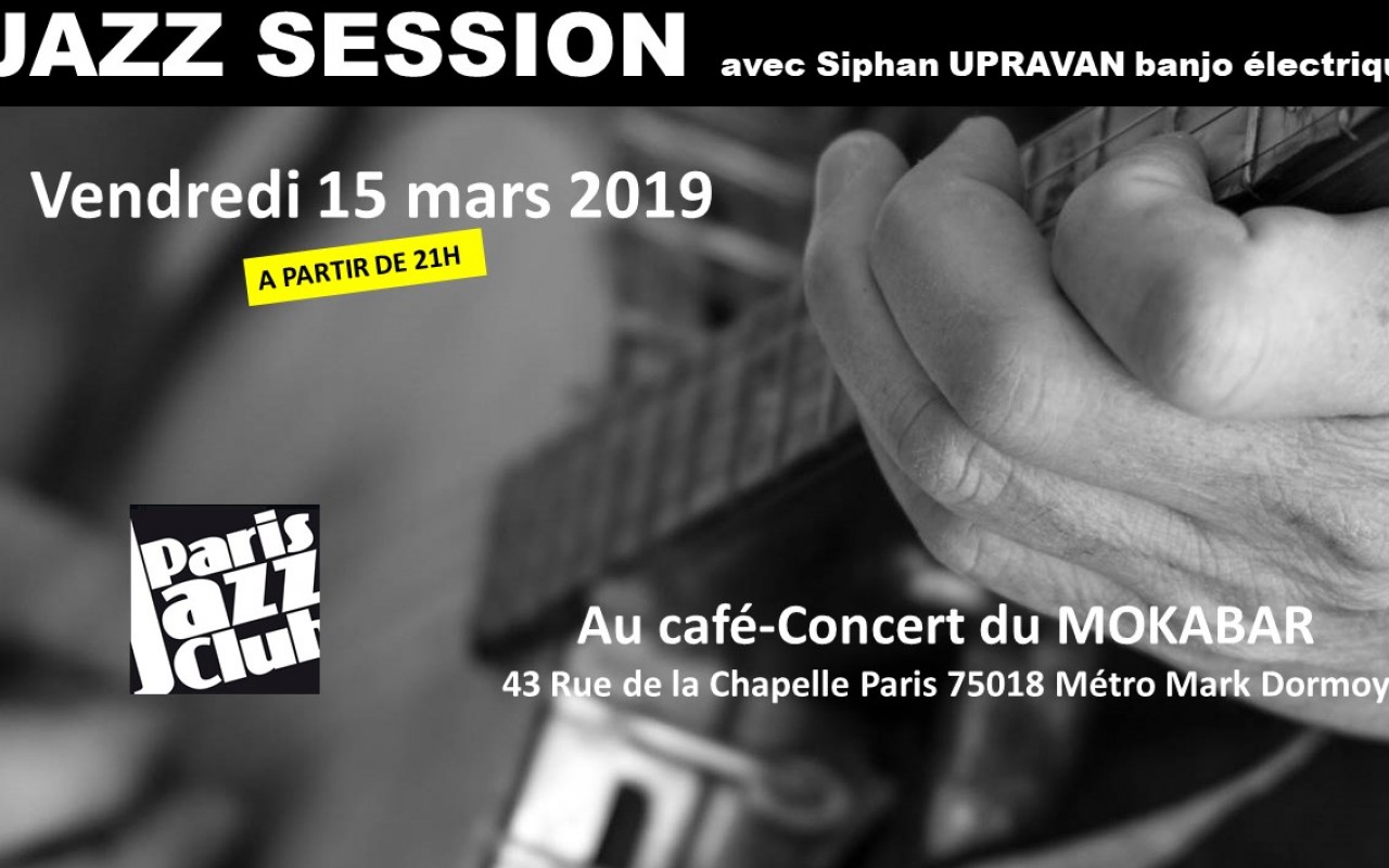 Jazz session with Siphan Upravan electric banjo - An evening dedicated to the meeting