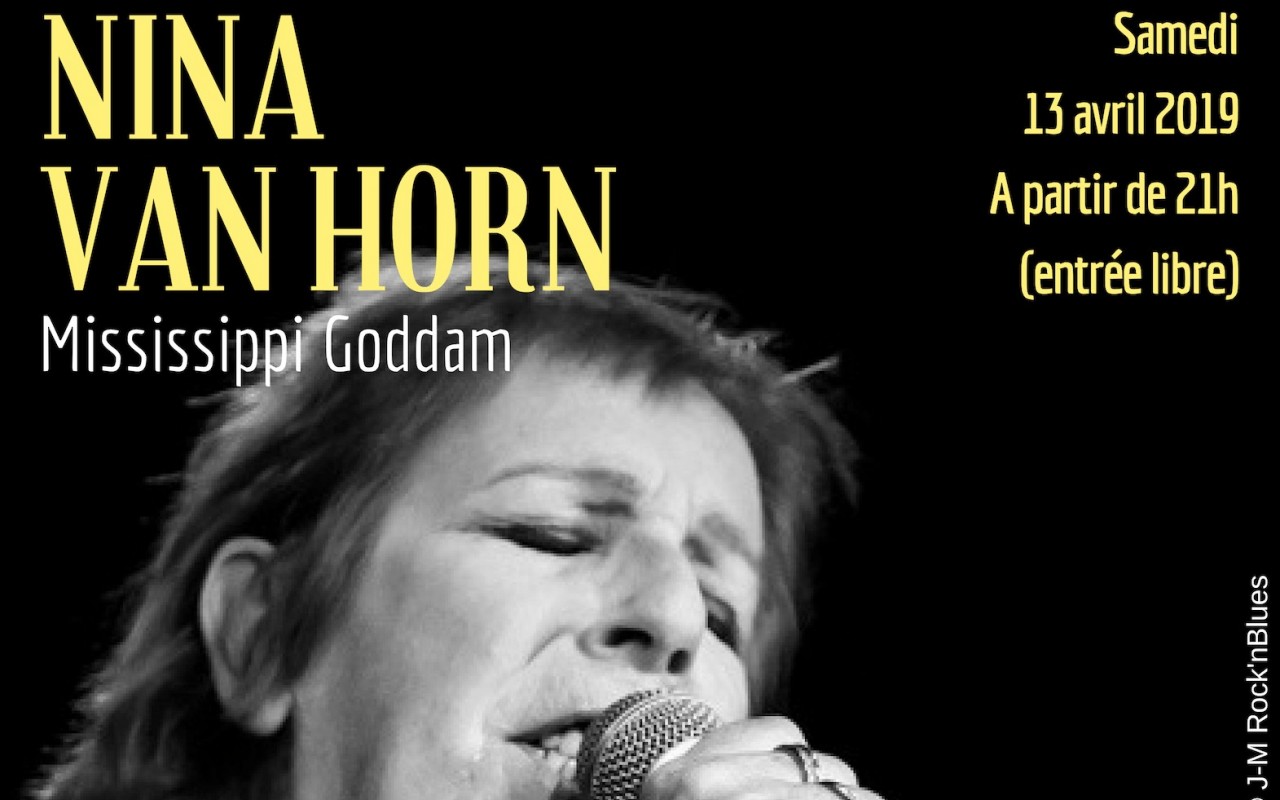 Nina Van Horn - Mississippi Goddam - Photo : JM Rock'n'Blues