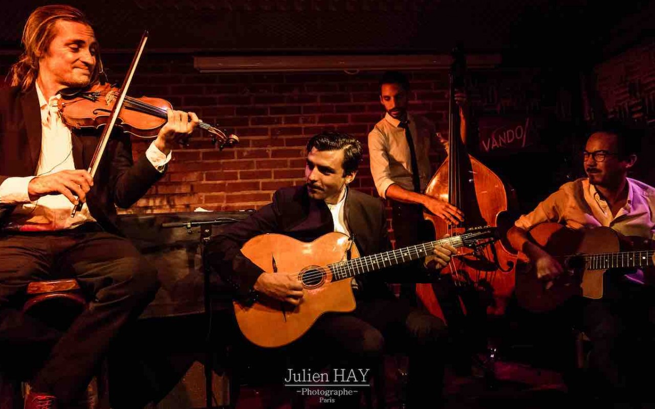  Romain Vuillemin Quartet ***COMPLET*** - Soirée Django Reinhardt - Photo : -at-balblomet
