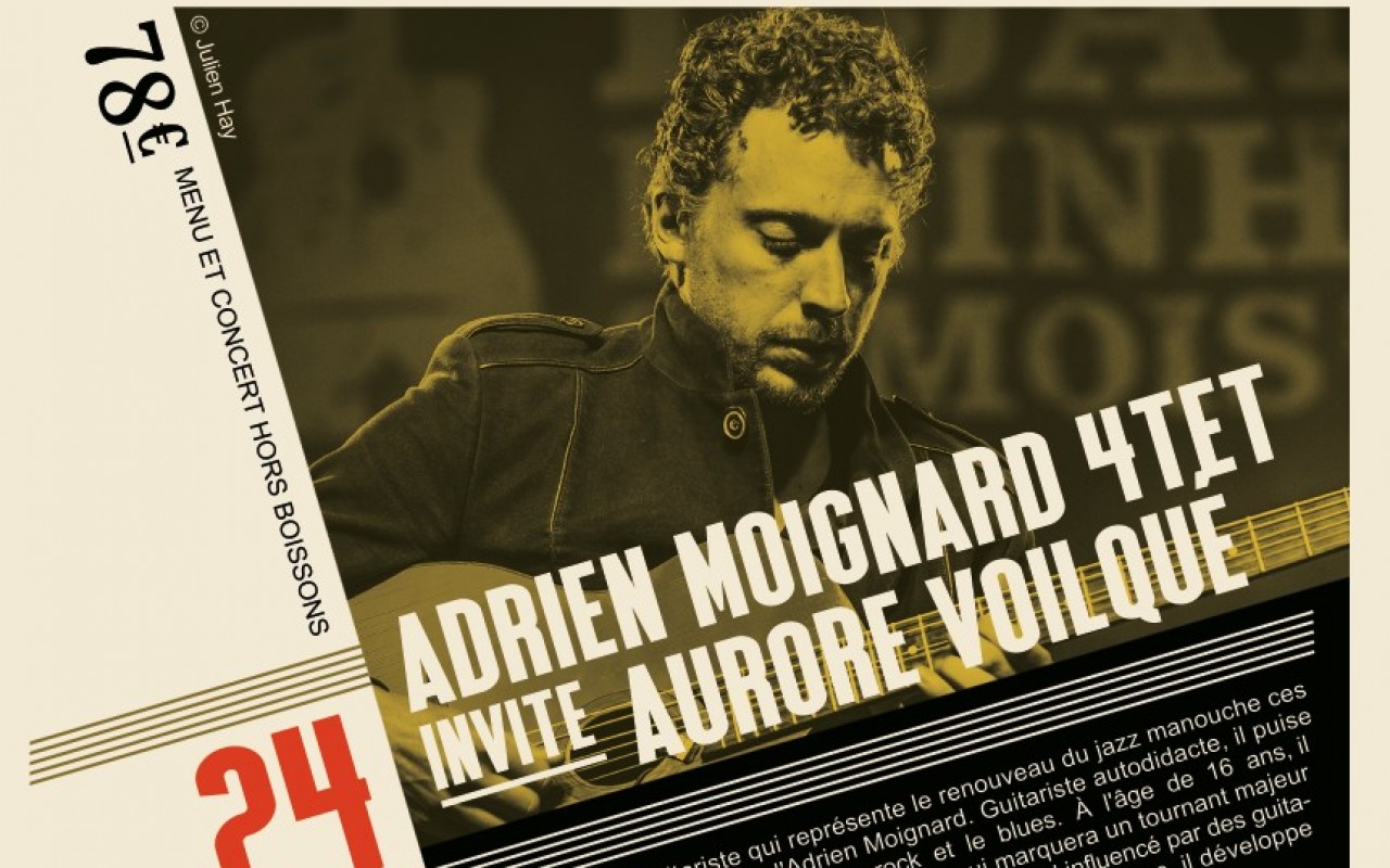 Adrien Moignard 4tet feat Aurore Voilqué