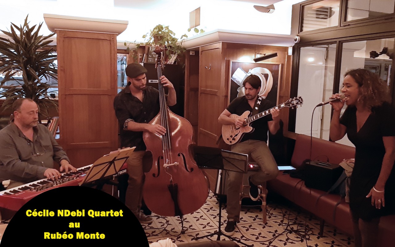 Cécile Ndebi Quartet - The Cécile Ndebi 4tet is the encounter of four passionate of jazz, soul, swing and bop music, gathered to give free rein to their desires to play jazz standards