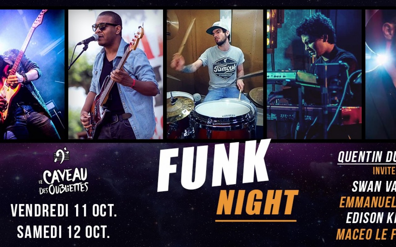 Live Funk, Quentin Duchene, Oct 11th and 12th - Live Funk