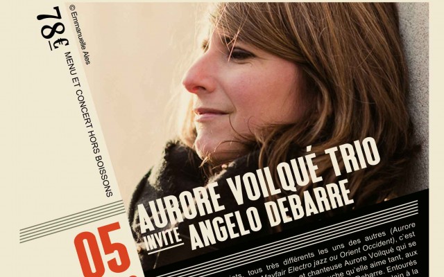 Aurore Voilqué trio featuring Angelo Debarre - Photo : Emmanuelle Ales