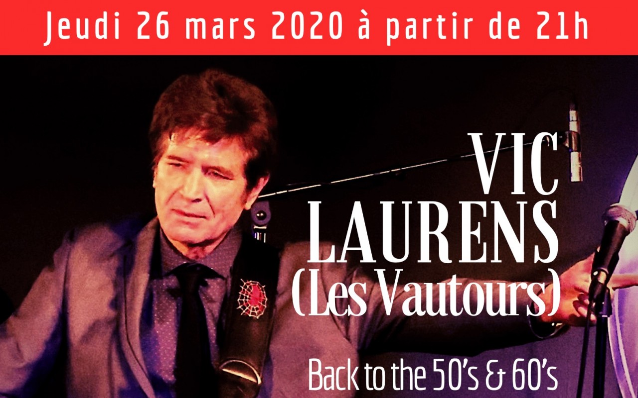 Reporté | Vic Laurens (Les Vautours) - Rock'n' Roll ! Back to the Fifties and Sixties ! - Photo : Pierre Darmon