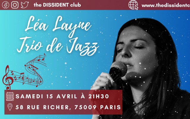 [LIVE MUSIC] Léa Layne Jazz Trio