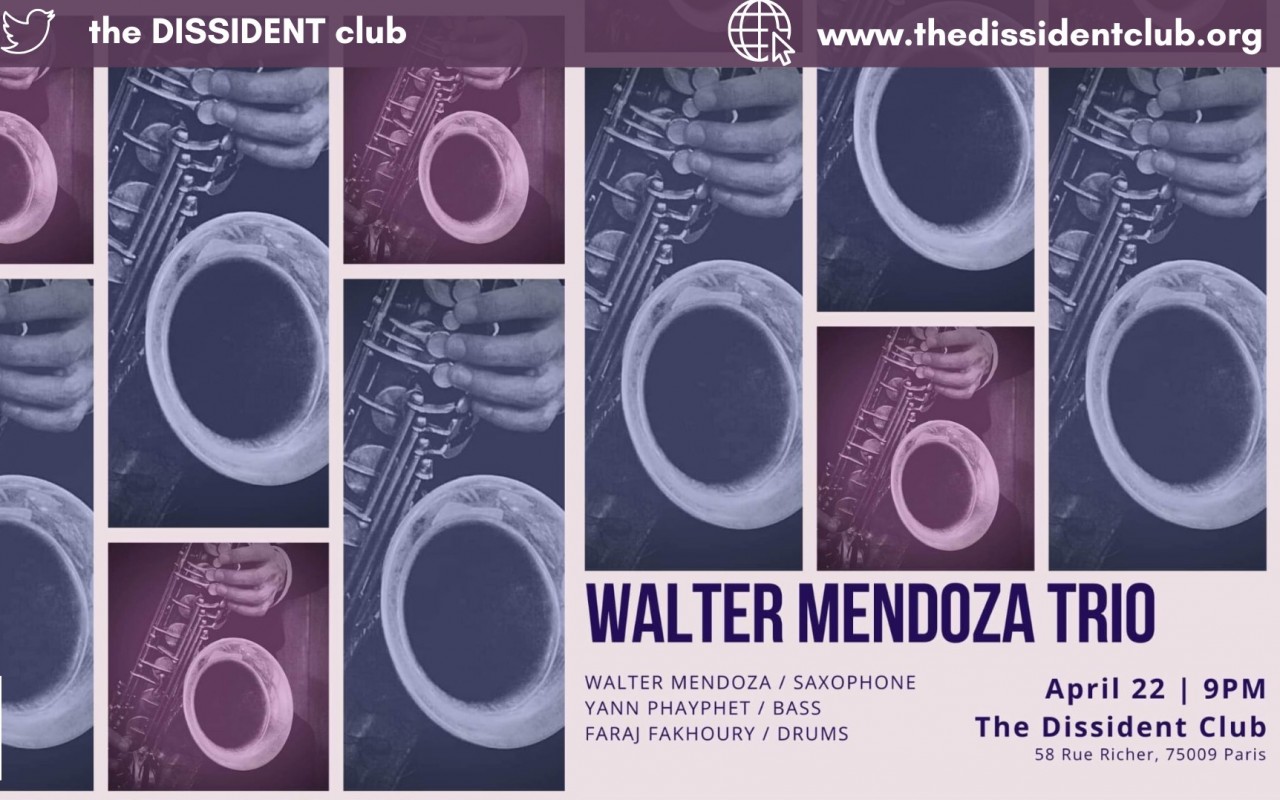 [MUSIQUE LIVE] Walter Mendoza Trio (Jazz)