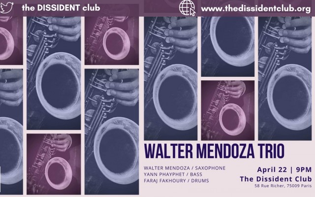 [LIVE MUSIC] Walter Mendoza Trio (Jazz)