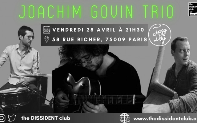 [LIVE MUSIC] Joachim Govin Trio (Jazz)