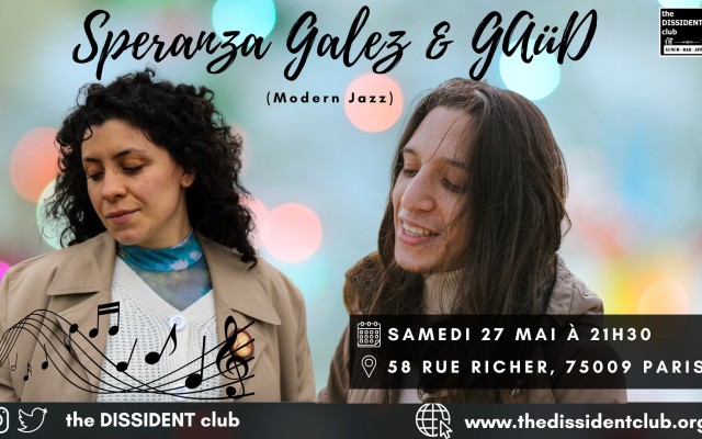 [MUSIQUE LIVE] Speranza Galez & GAüD (Modern Jazz)