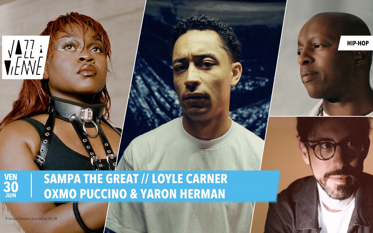 Sampa the Great Loyle Carner Oxmo Puccino & Yaron - Jazz à Vienne 2023 - Photo : DR