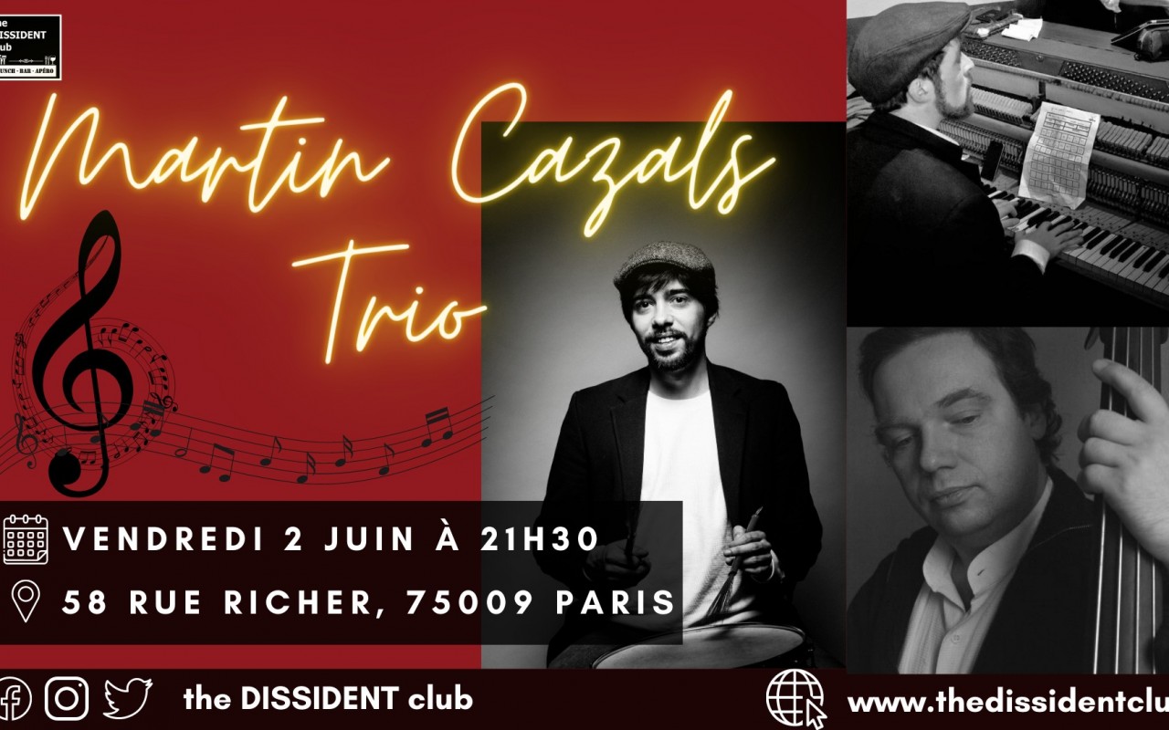 [MUSIQUE LIVE] Martin Cazals Trio