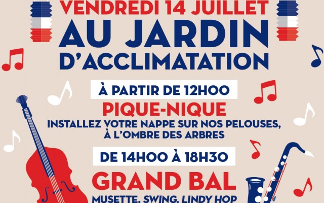 bal du 14 juillet orchestre swing et français