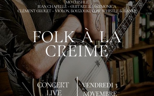 Folk à La Creime - avec Jean Chapelle et Clément Grolet