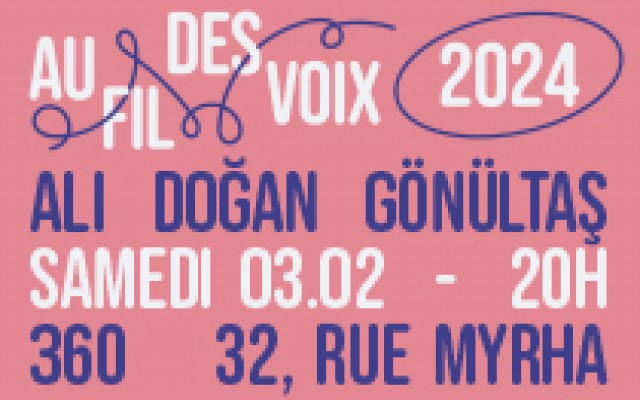 Festival Au Fil Des Voix - Ali Doğan Gonültaş
