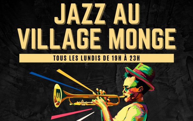 Jazz Au Village Monge - Jazz tous les lundis - Photo : Antoine Bonvoisin