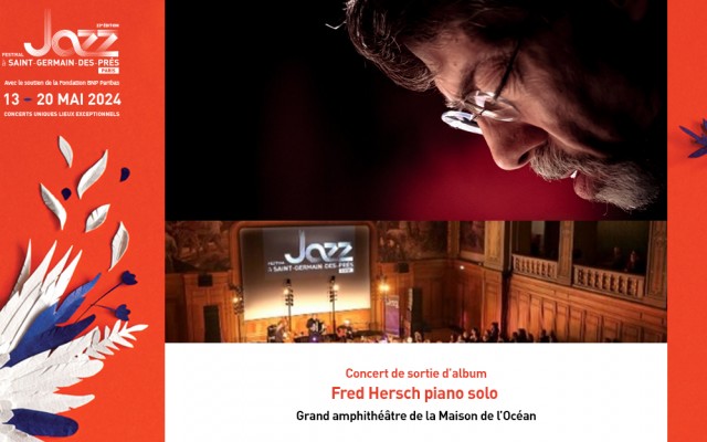Fred Hersch Piano Solo - CONCERT DE SORTIE D’ALBUM - Photo : Roberto Cifarelli