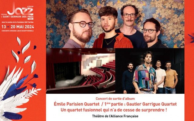 Émile Parisien Quartet / / Gautier Garrigue Quartet Le 20 mai 2024