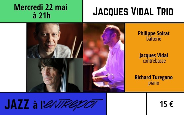 Jacques Vidal Trio Le 22 mai 2024