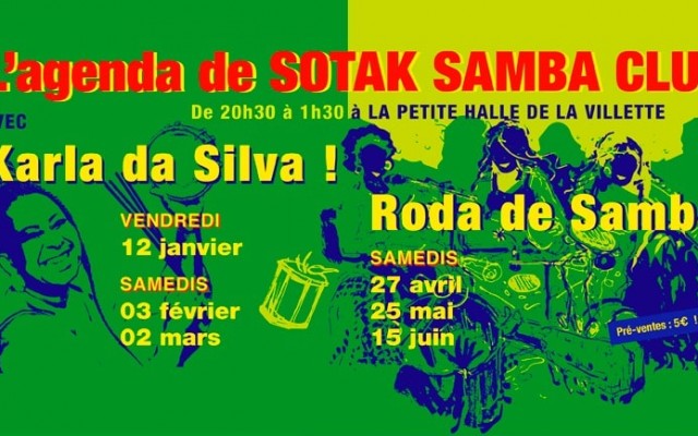 Sotak Samba Club invite Karla da Silva + DJ CARAVA