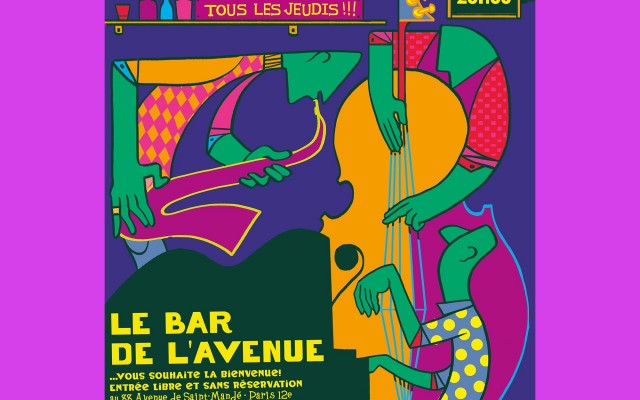 Jazz at the Bar de l'Avenue! - The new spot for swing lovers in the Nation-Picpus district - Photo : Sara Lièvre