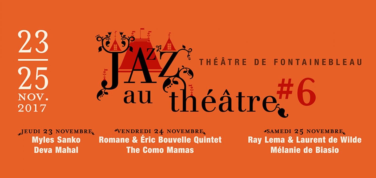 6th Edition of festival Jazz au théâtre - Jazz au Théâtre, the winter version of the Django Reinhardt Festival !