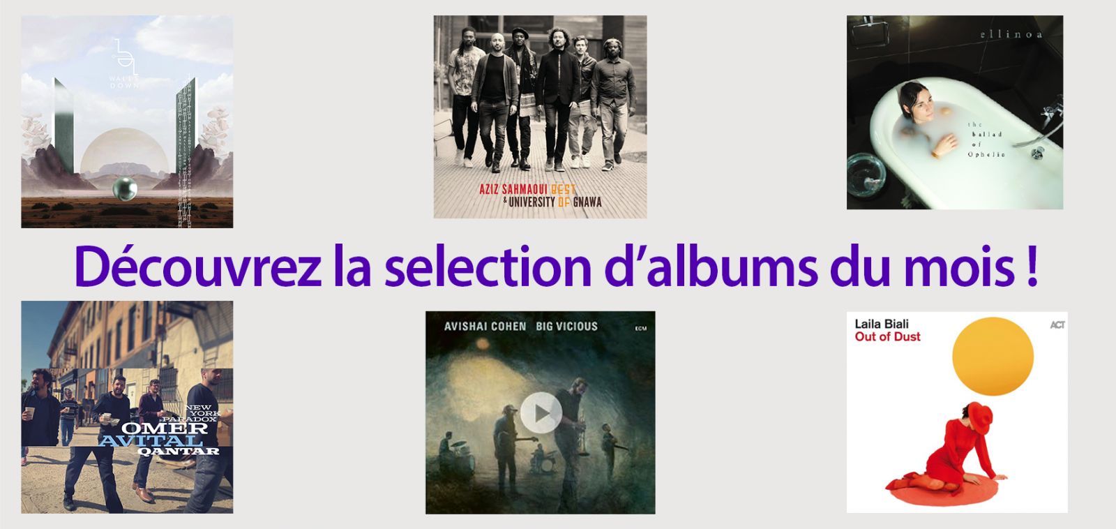 Albums releases April 2020 - Because they spent months preparing them and making them jewels for our ears, the Paris Jazz Club couldn't ignore, despite the exceptional situation, the albums of these artists. All for digital sale.