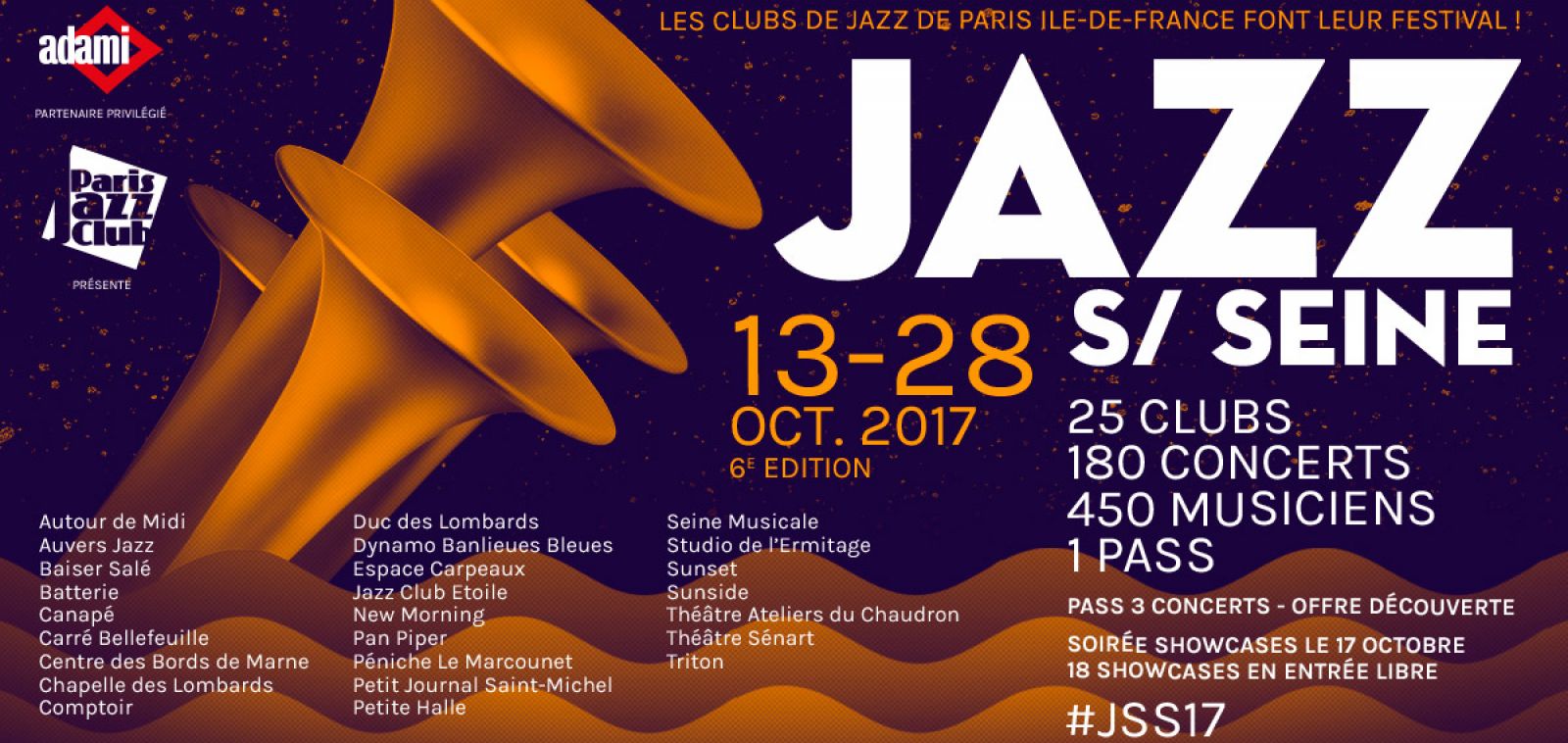 Jazz Sur Seine - Les clubs de jazz de Paris & Ile-de-France font leur festival !
