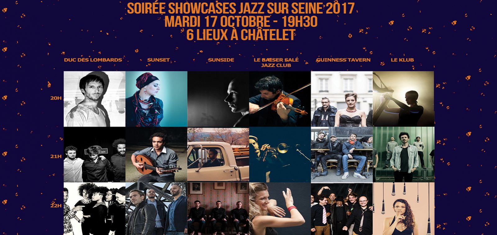 Soirée Showcases Jazz sur Seine 2017 - Mardi 17 Octobre 2017