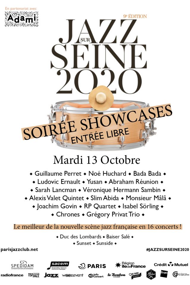 Soirée Showcases Jazz sur Seine 2020